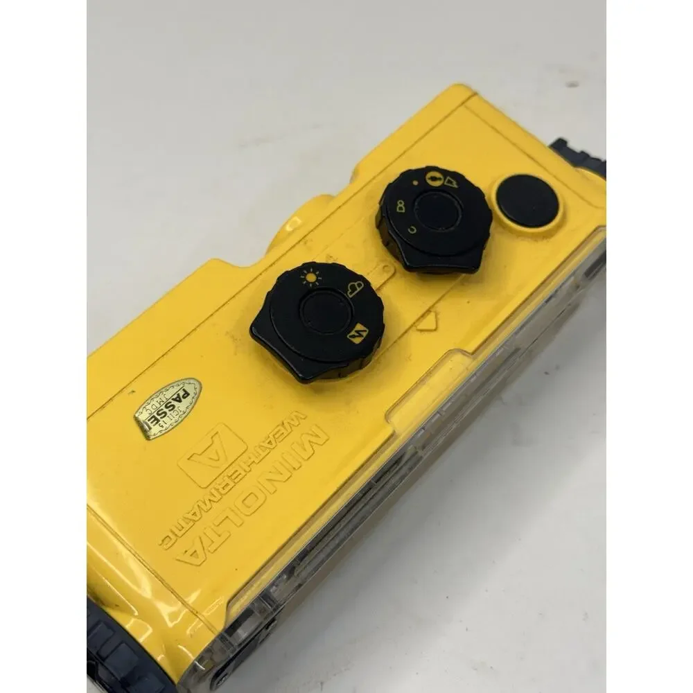 Minolta Weathermatic A Underwater Waterproof Film Camera (Untested)